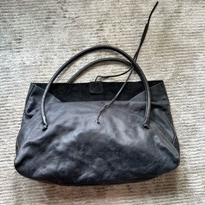 Archival Miumiu black slouchy bag